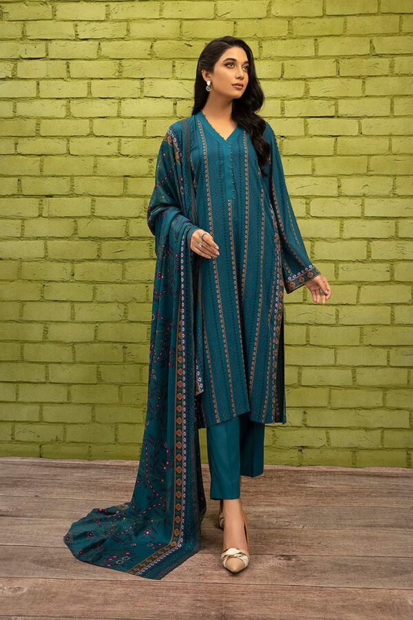 Nishat Lawn 3Piece Printed (Original Outlet) Unstitched