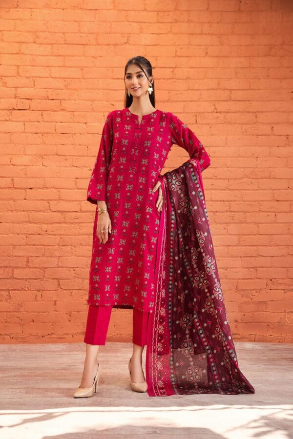 Nishat Lawn 3Piece Printed (Original Outlet) Unstitched