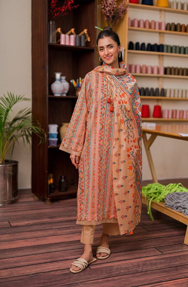 Nishat Lawn 3Piece Printed (Original Outlet) Unstitched
