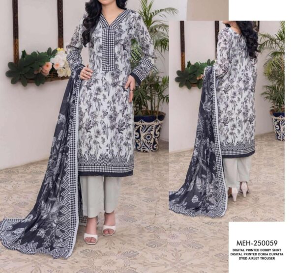 Mehak Premium Unstitched Printed Lawn Vol-3