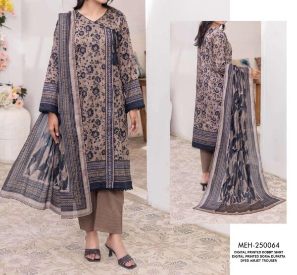 Mehak Premium Unstitched Printed Lawn Vol-3