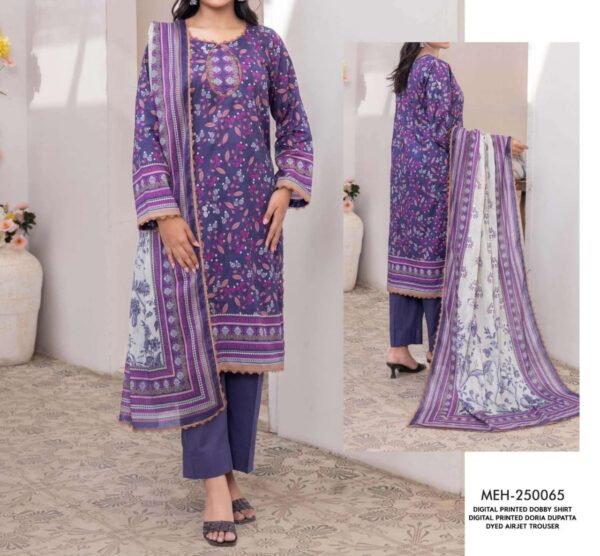Mehak Premium Unstitched Printed Lawn Vol-3