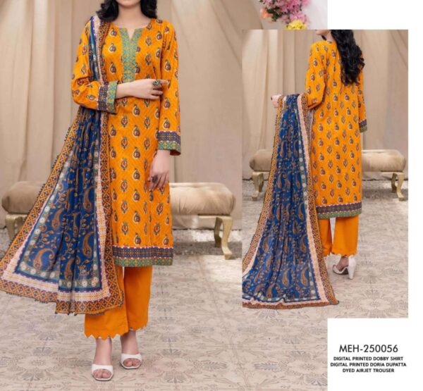 Mehak Premium Unstitched Printed Lawn Vol-3